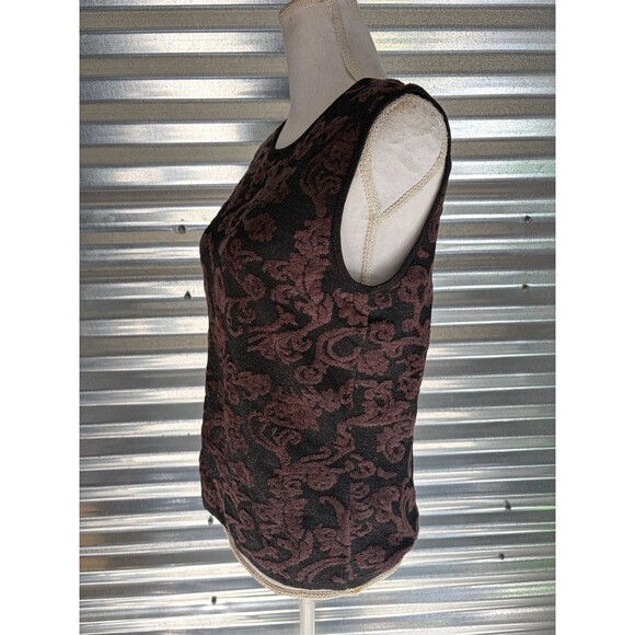 Jones New York Collection Jacquard Print 2 Piece Tank Cardigan Set S/M - Picture 8 of 11